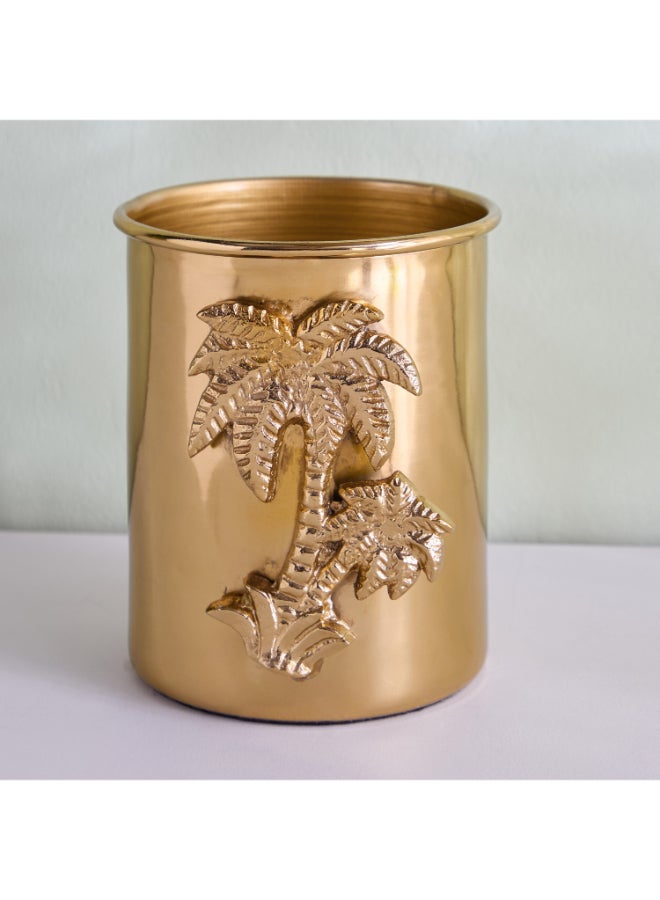 Home Box Sands & Palms Sahra Metal Decorative Planter - 14x14x16 cm - Image 2
